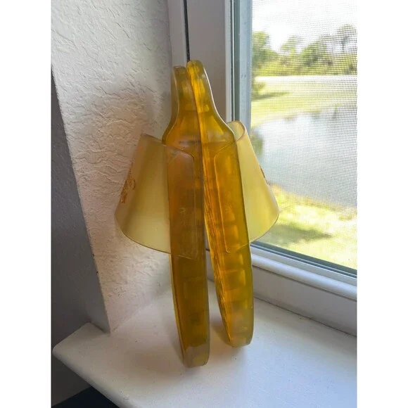 Coach Ulyssa Jelly Slide Sandals in Buttercup Yellow Women’s Size 8 - Picture 6 of 11